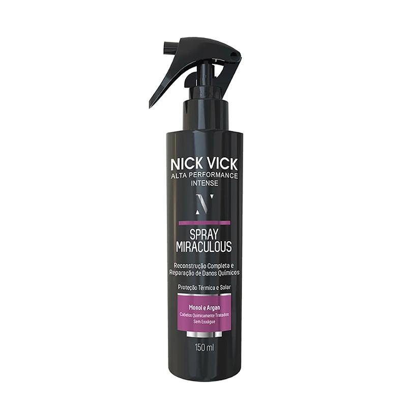 Kit NICK VICK Reestruturador Shampoo Condicionador Spray ÚNICO 3