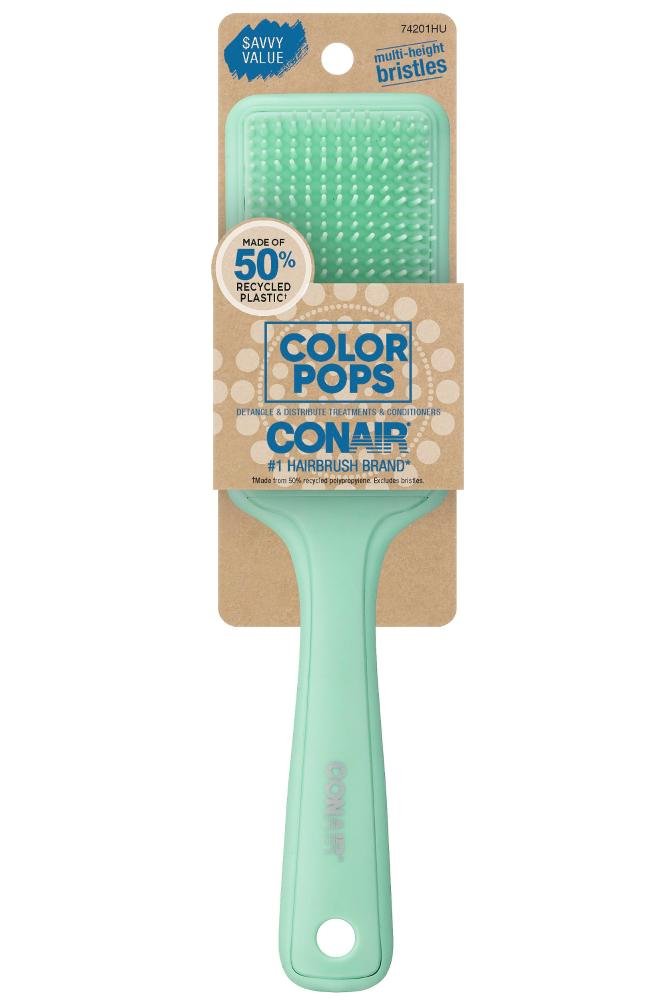 Conair Color Pops Verde Cerdas Flexíveis Escova de Cabelo ÚNICO 2