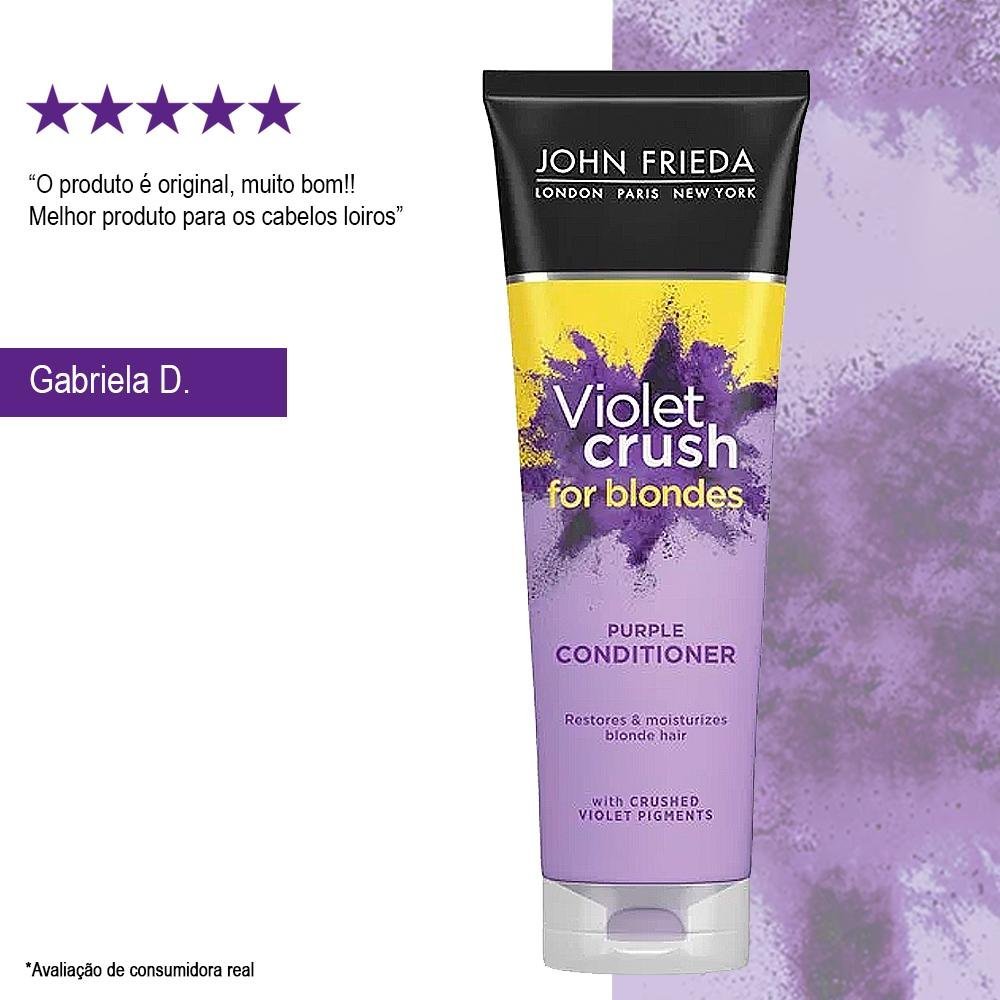 CONDICIONADOR VIOLET CRUSH FOR BLONDER JOHN FRIEDA 245ML 245ml 4