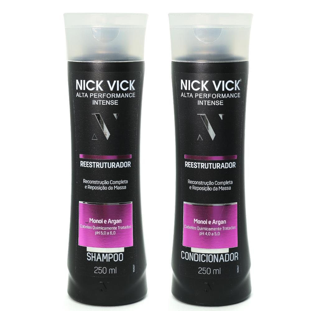 Kit NICK VICK Reestruturador Shampoo e Condicionador ÚNICO 1