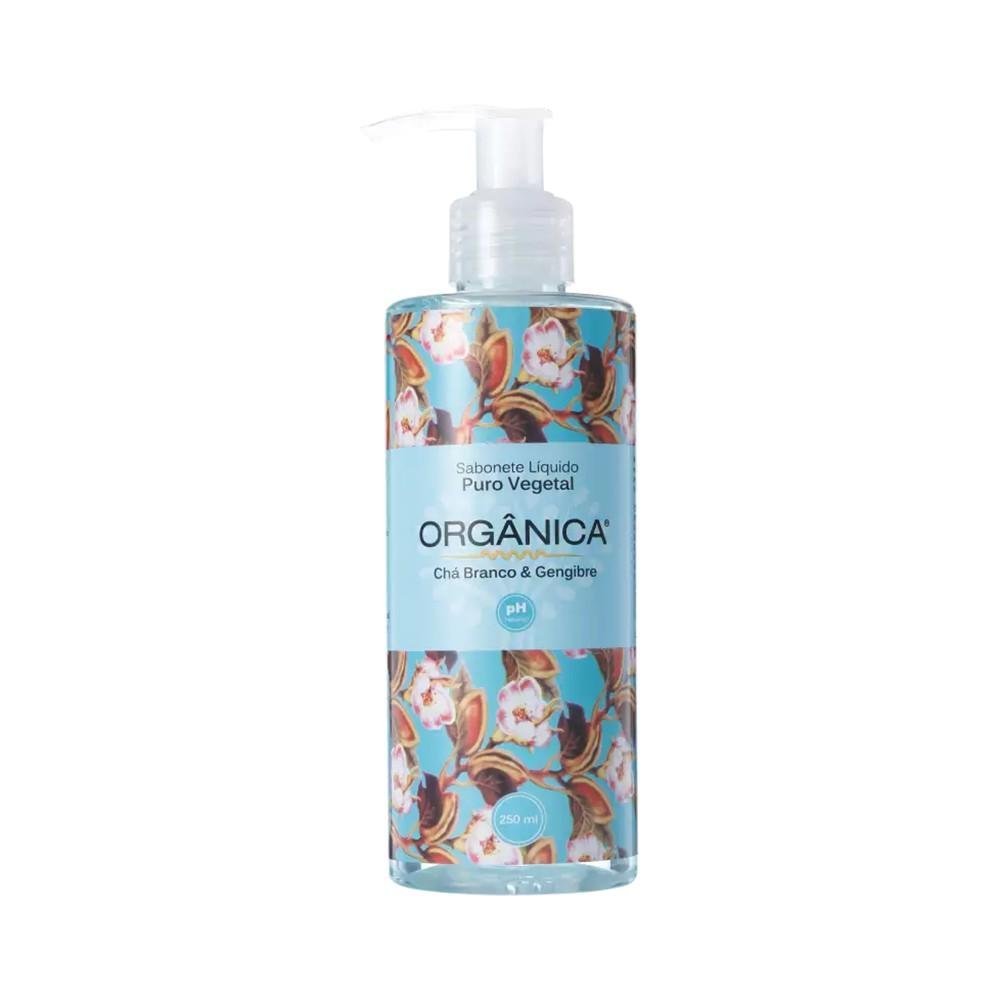 Orgânica Chá Branco e Gengibre Sabonete Líquido 250ml