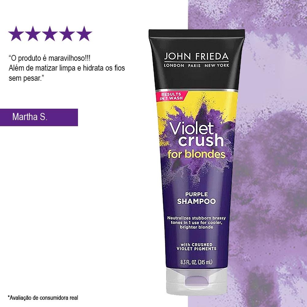 SHAMPOO VIOLET CRUSH FOR BLONDES JOHN FRIEDA 245ML 245ml 3