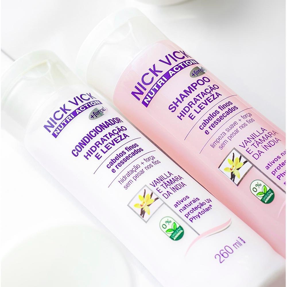 Shampoo Nick Vick Nutri Hidratação e Leveza 260ml 260ml 2