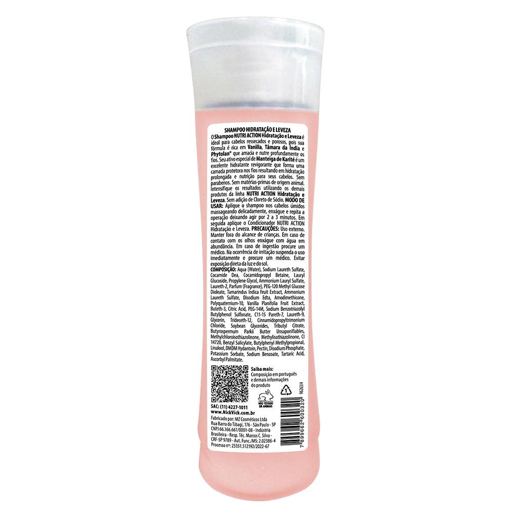 Shampoo Nick Vick Nutri Hidratação e Leveza 260ml 260ml 3