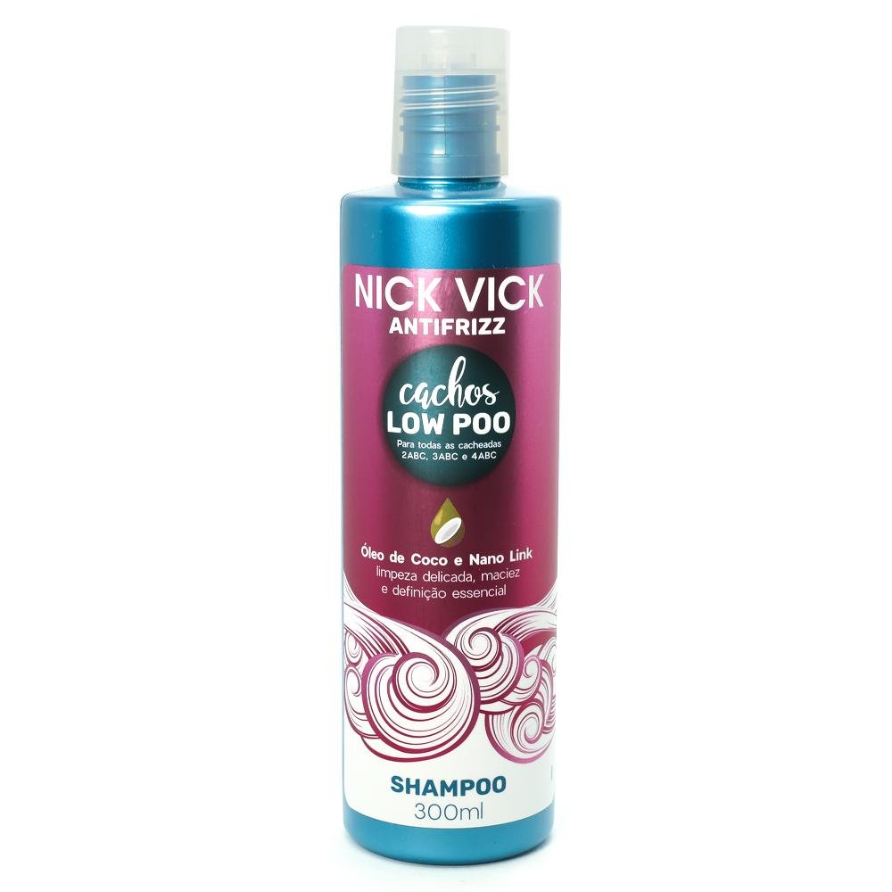 Shampoo Cachos Low Poo Nick Vick Antifrizz 300ml 300ml 1