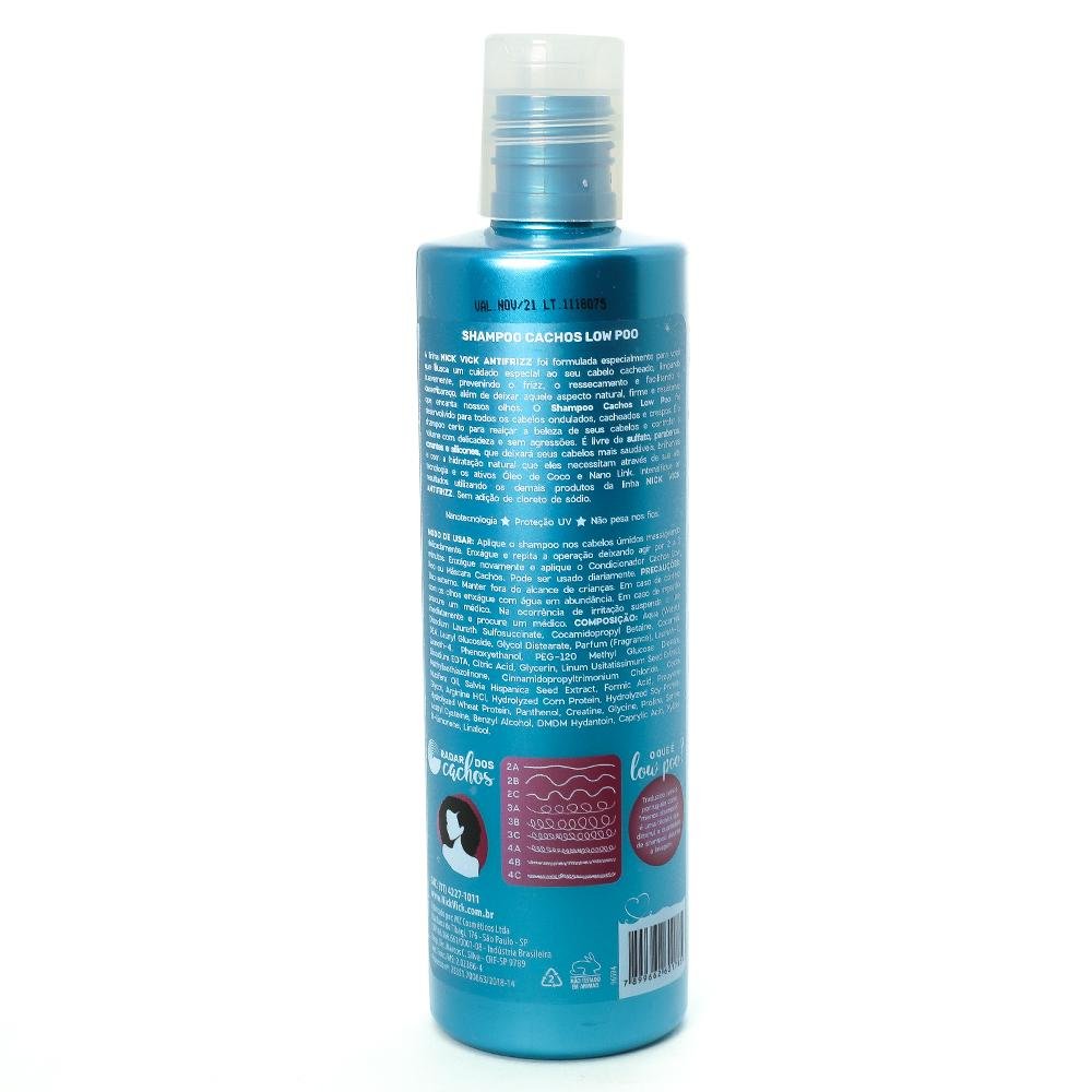 Shampoo Cachos Low Poo Nick Vick Antifrizz 300ml 300ml 2