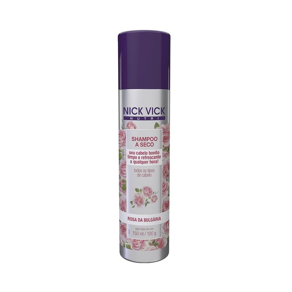 SHAMPOO A SECO ROSA DA BULGÁRIA NICK VICK NUTRI 150ML 150ml 1