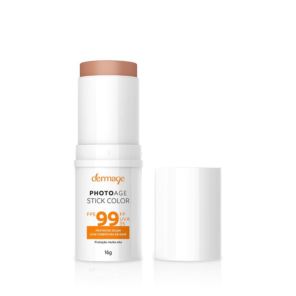 Dermage Photoage Stick FPS 99 Cor Médio Protetor Solar com Cor