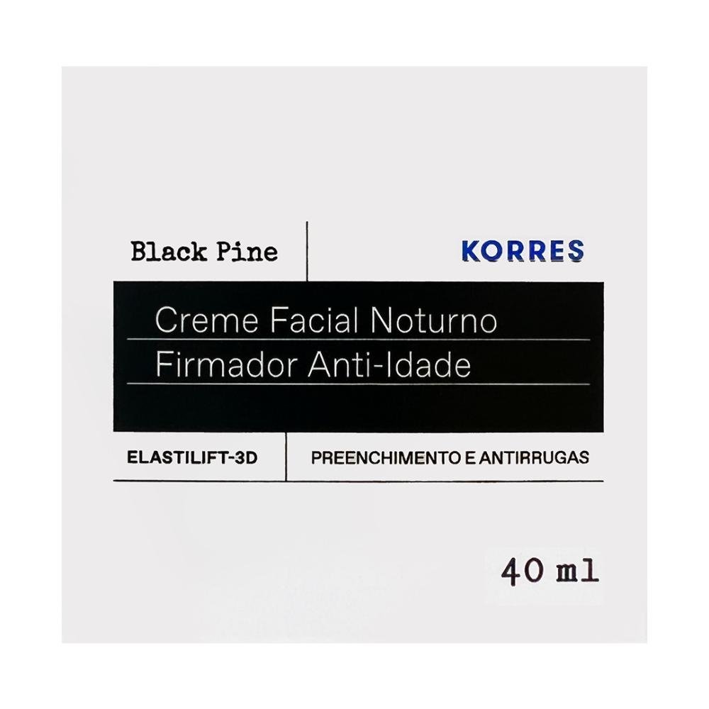 Korres Black Pine Antiaging Sleeping Creme Facial Noturno 40ml 40ml 2