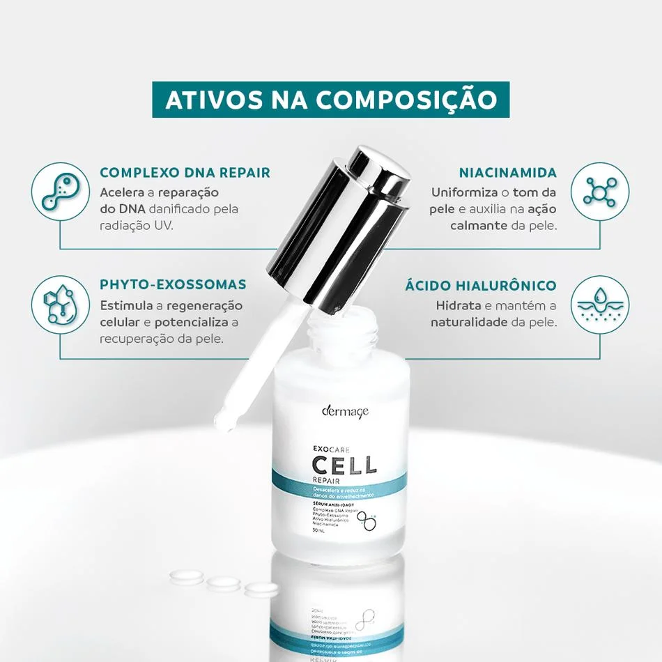Dermage Exocare Cell Repair Serum Anti Idade 30ml 30ml 2