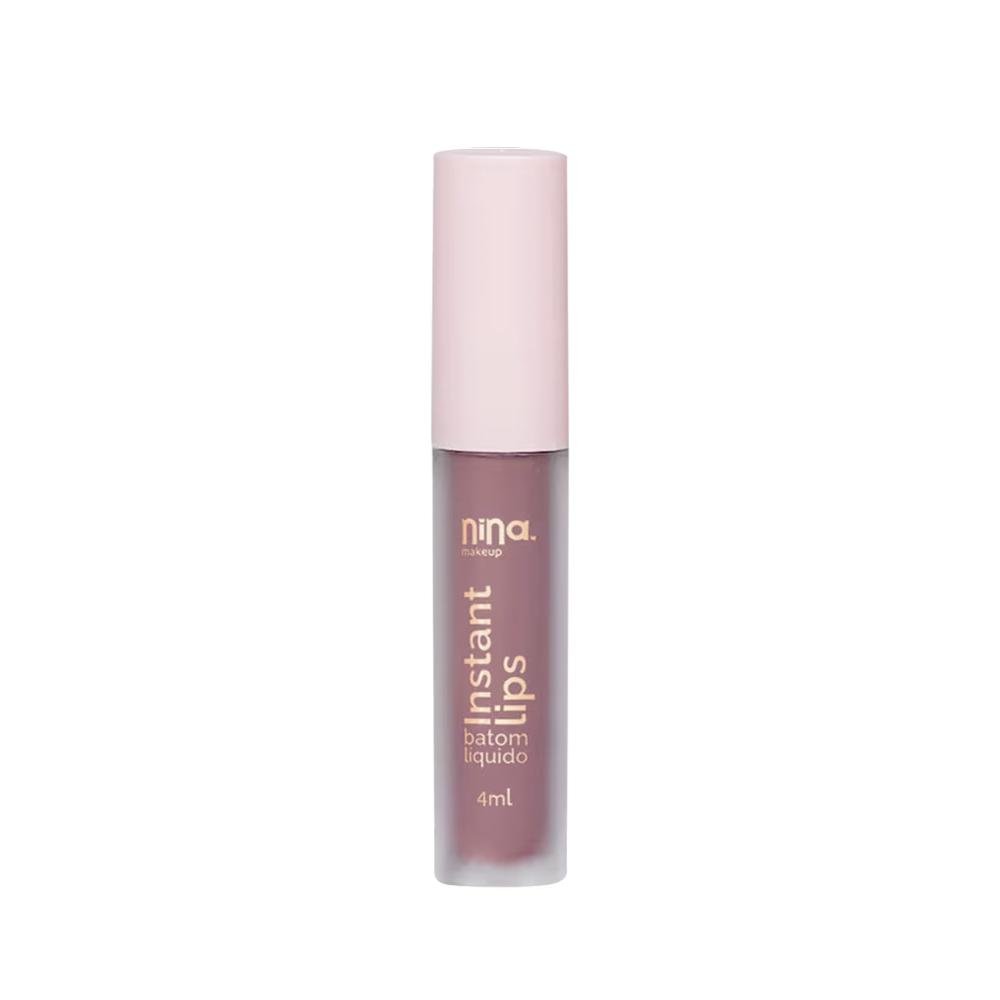 Nina Makeup Instant Lips Bride Batom Líquido 4ml Bride 1