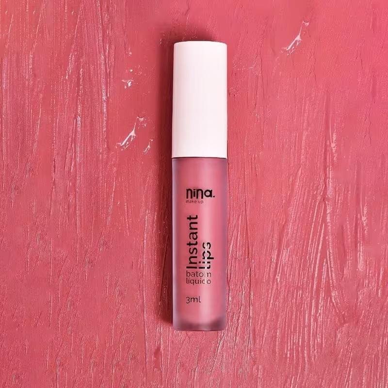 Nina Makeup Instant Lips Bride Batom Líquido 4ml Bride 2