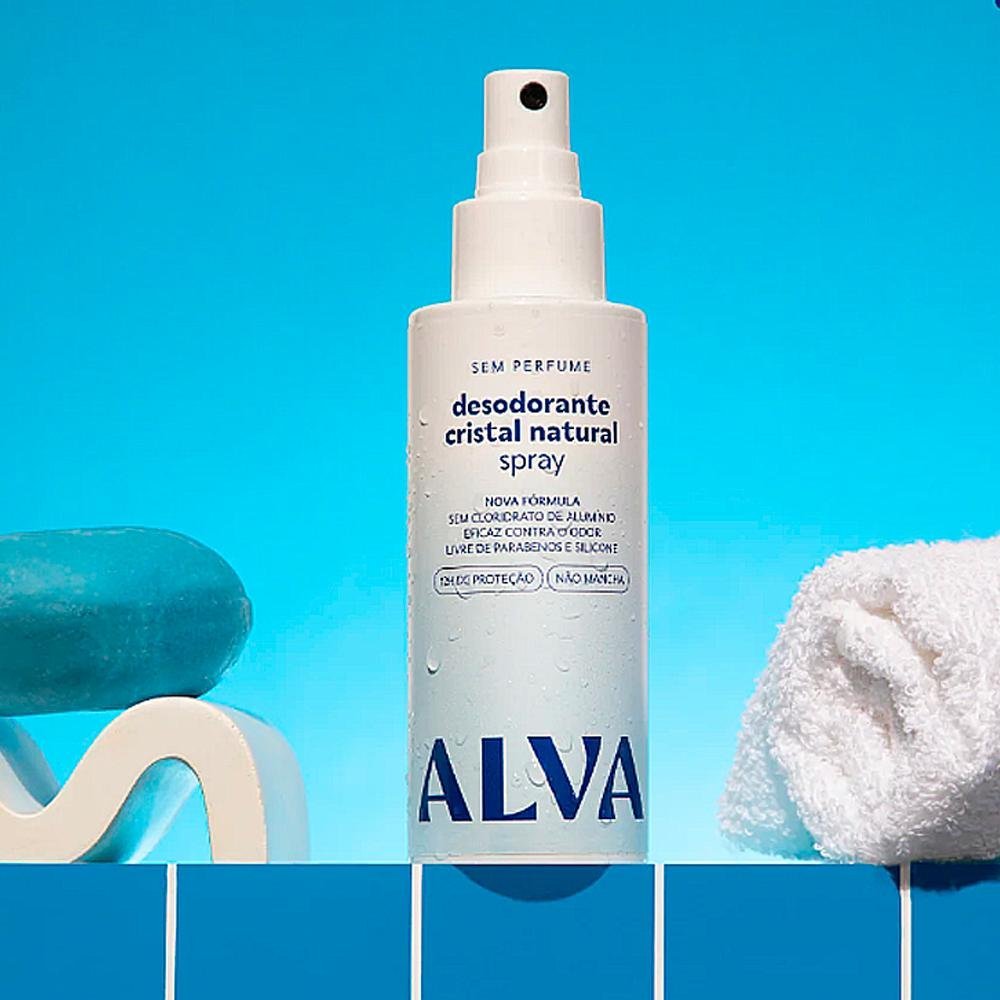 Desodorante Alva Sem Perfume Spray 120ml 120ml 2