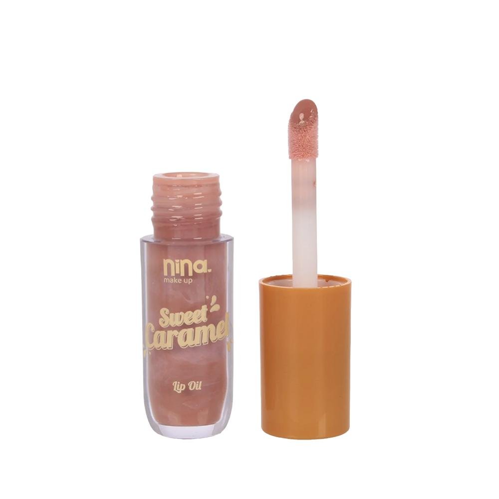 Nina Makeup Sweet Caramel Mauve Lip Oil 4ml