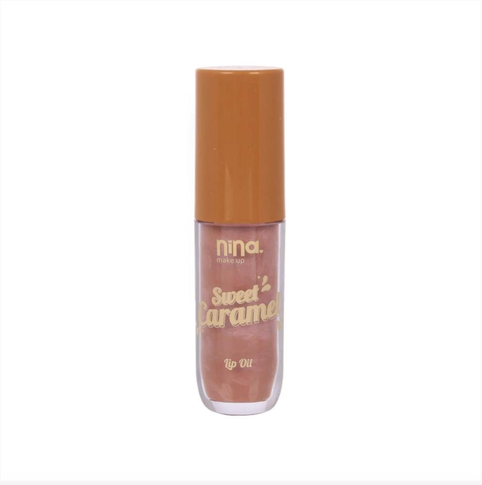 Nina Makeup Sweet Caramel Mauve Lip Oil 4ml Mauve 2