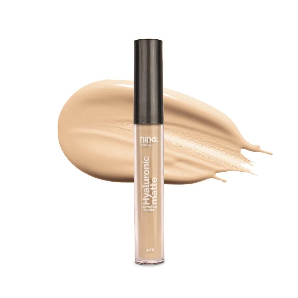 Nina Makeup Hyaluronic Matte 2 Corretivo Líquido 4ml