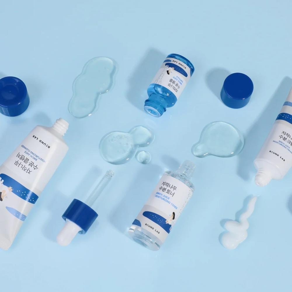 Kit Travel Round Lab Birch Moisturizing 4 produtos Mini Hidratante ÚNICO 2