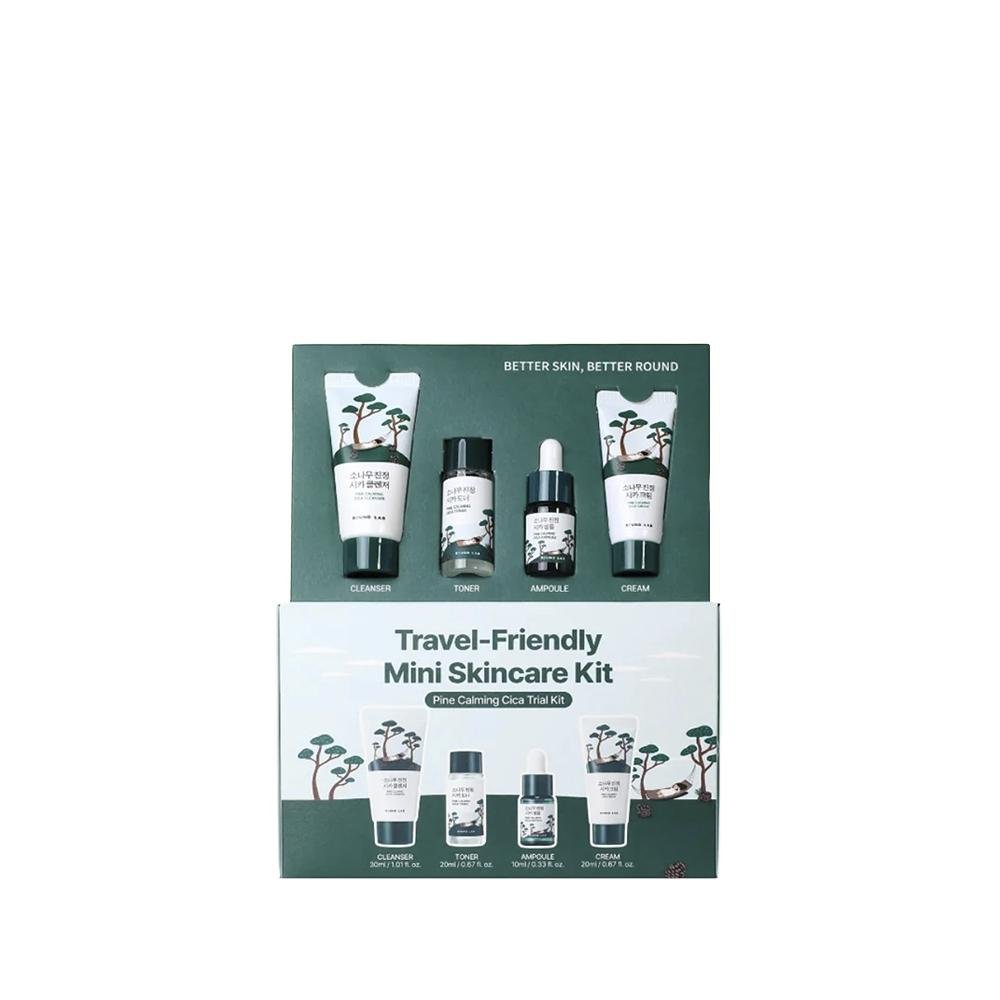 Kit Travel Round Lab Pine Calming Cica 4 produtos Mini