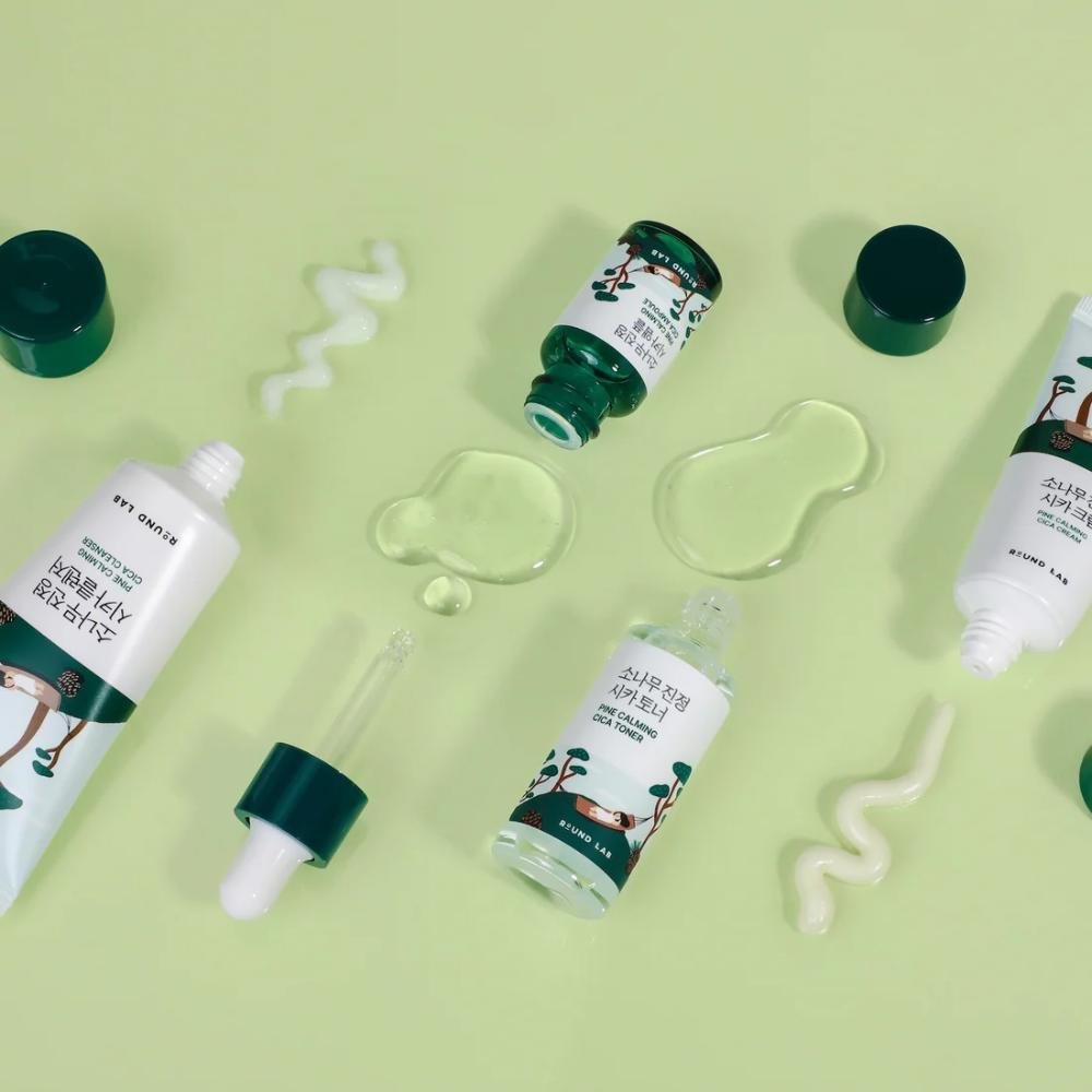 Kit Travel Round Lab Pine Calming Cica 4 produtos Mini ÚNICO 2