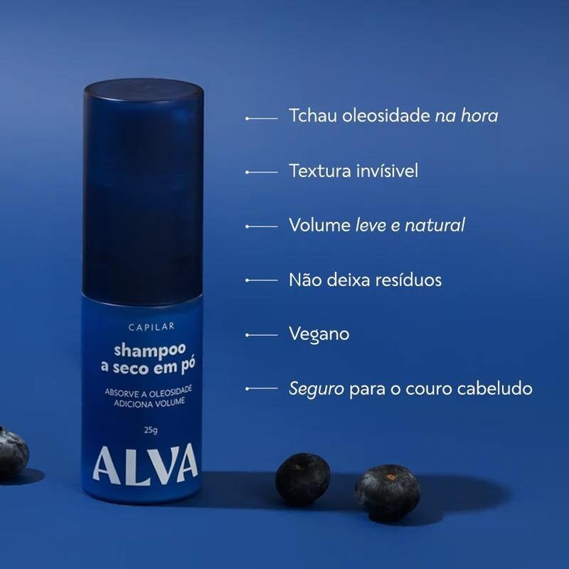 Alva Shampoo a Seco em Pó 25g 25g 2
