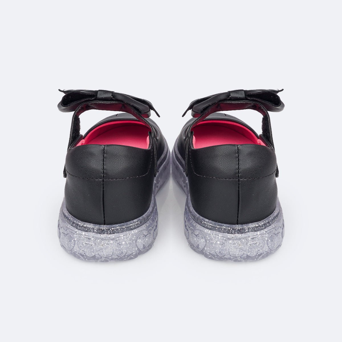 Sapato Infantil Menina Pampili com Led Anatomico Luxo Preto 4
