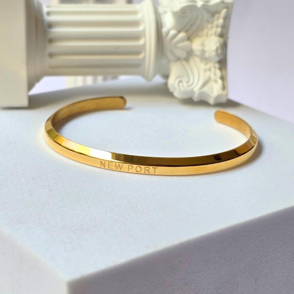 Bracelete Ajustável Feminino Dourado New Port Dourado 6