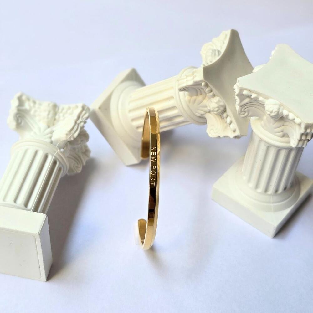 Bracelete Ajustável Feminino Dourado New Port Dourado 8