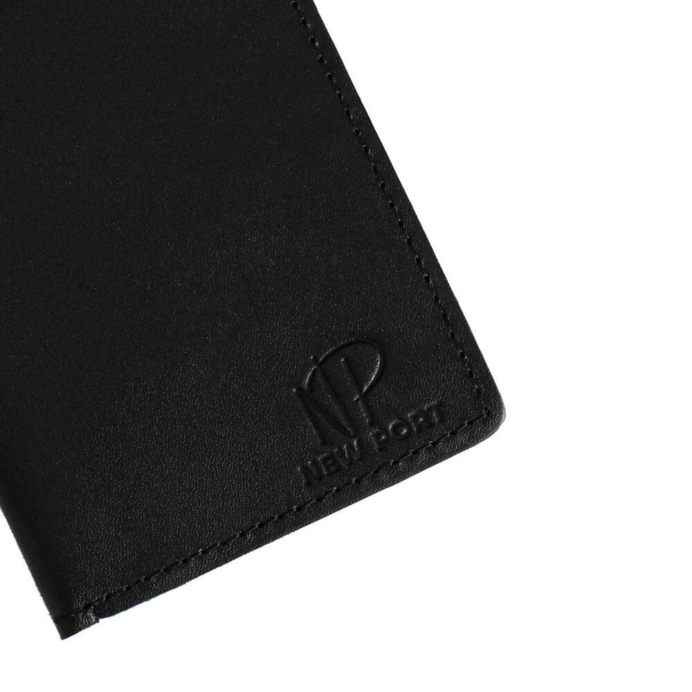 Relógio Masculino Analógico Preto Luxo New Port + Carteira Preto 3