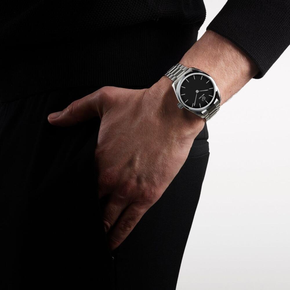 Relógio Masculino Casual Analógico Elegante Robusto New Port Prata 2