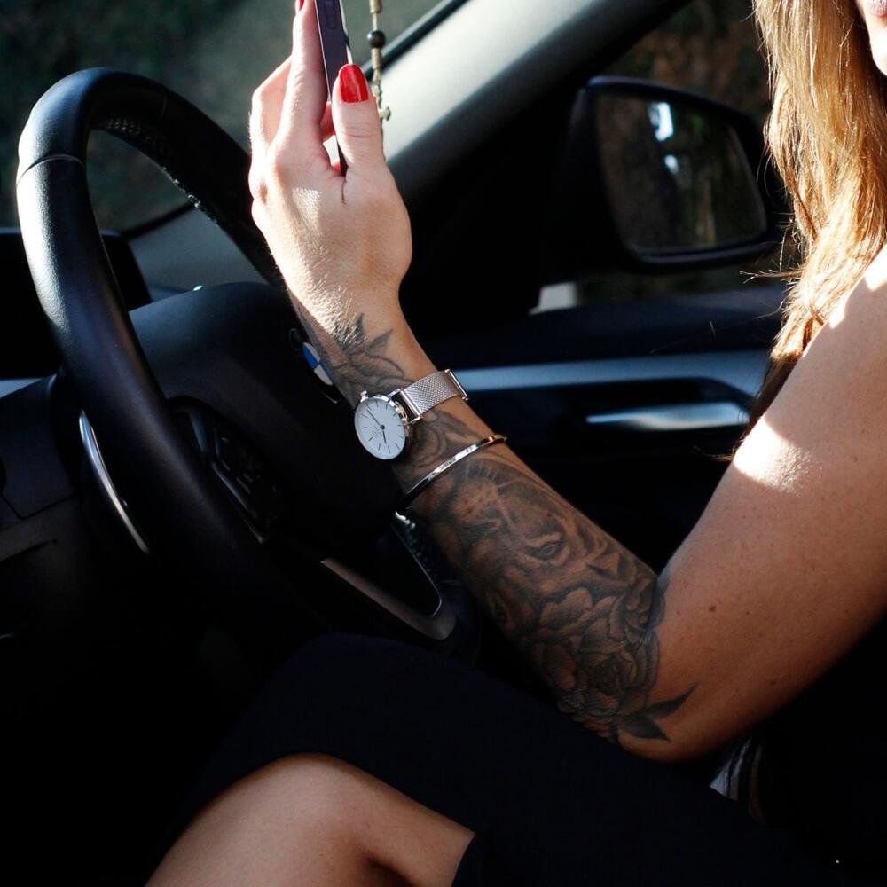 Relógio Feminino Prata Casual 32mm Com Bracelete New Port Prata 2