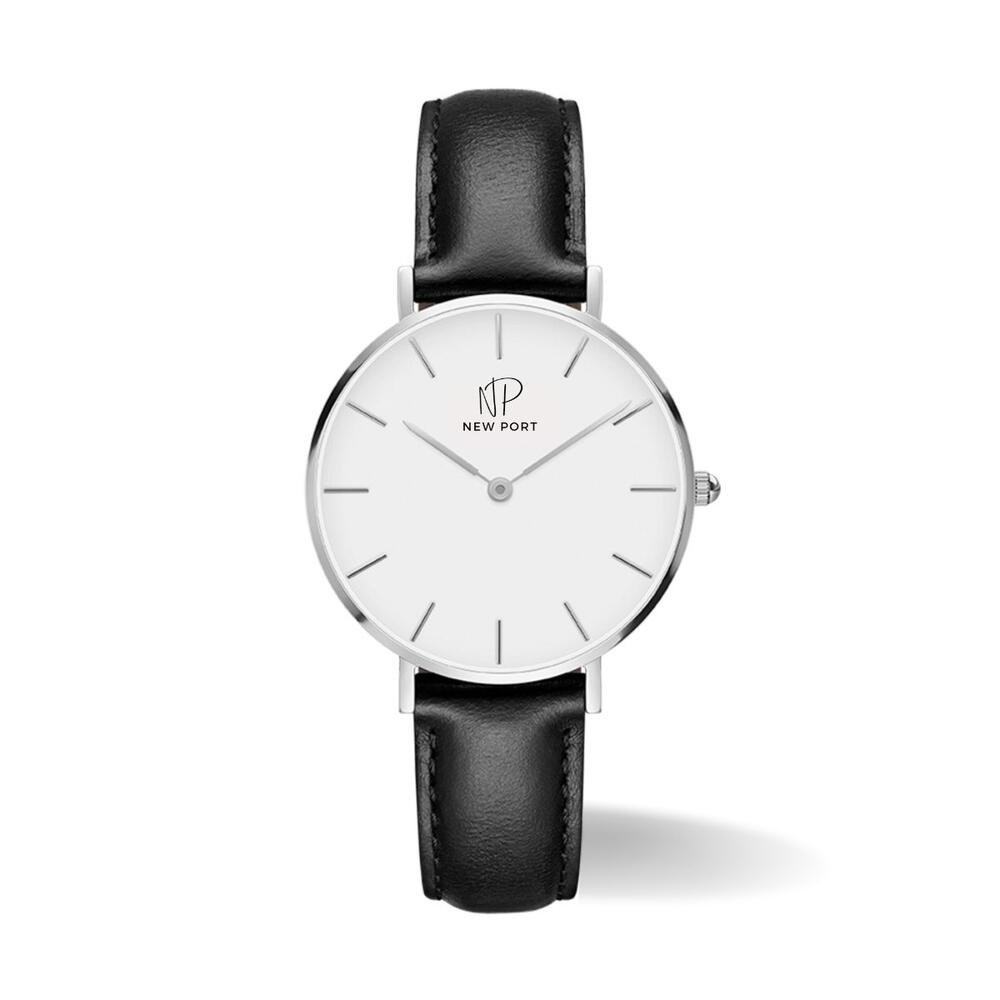 Relógio Feminino Elegante New Port 32mm Preto