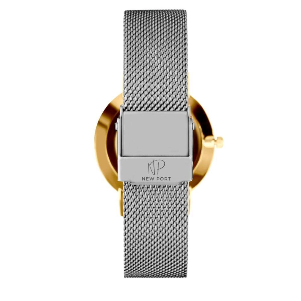 Relógio Feminino Prata New Port 32mm com Bracelete Prata 6