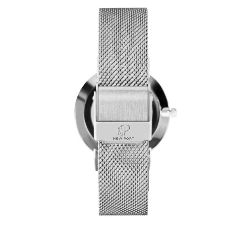 Relógio Feminino Prata Delicado Casual Elegante NewPort 32mm Prata 6