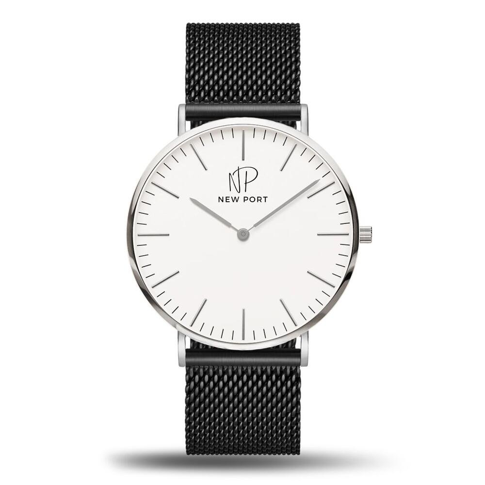 Relógio Masculino Analógico Aço New Port Preto