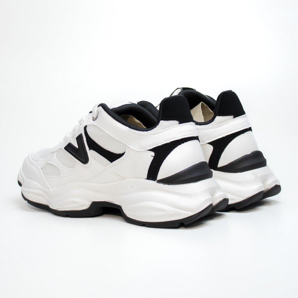 Tênis Via Marte Feminino Casual 158-023 Branco/Preto 3