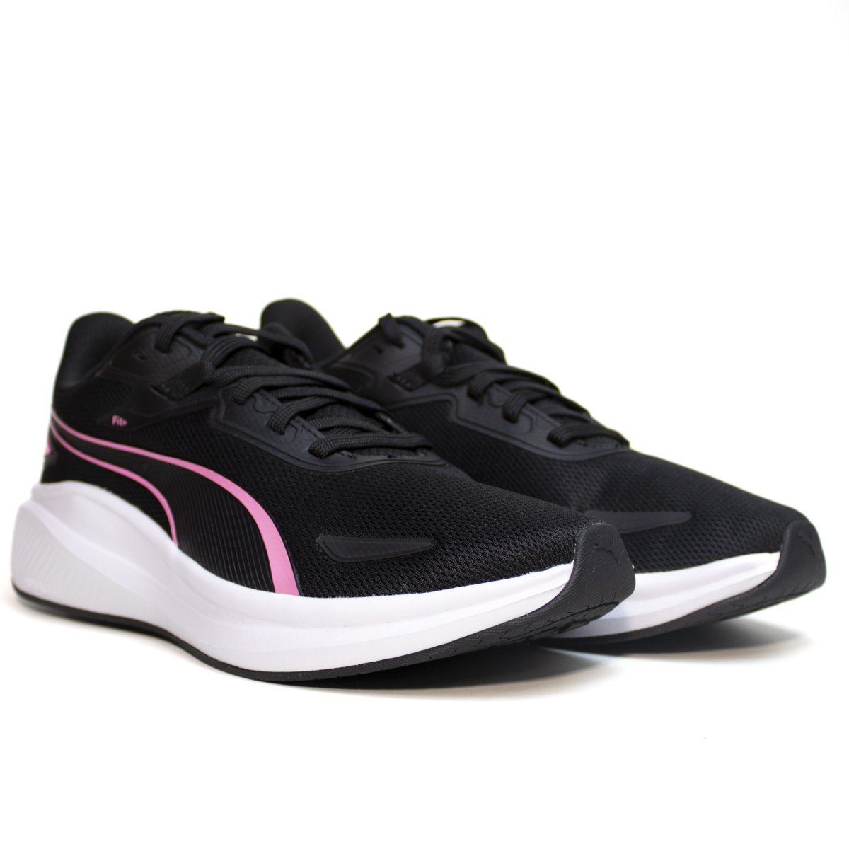 Tênis Puma de Corrida Skyrocket Lite Feminino Preto/Rosa 2