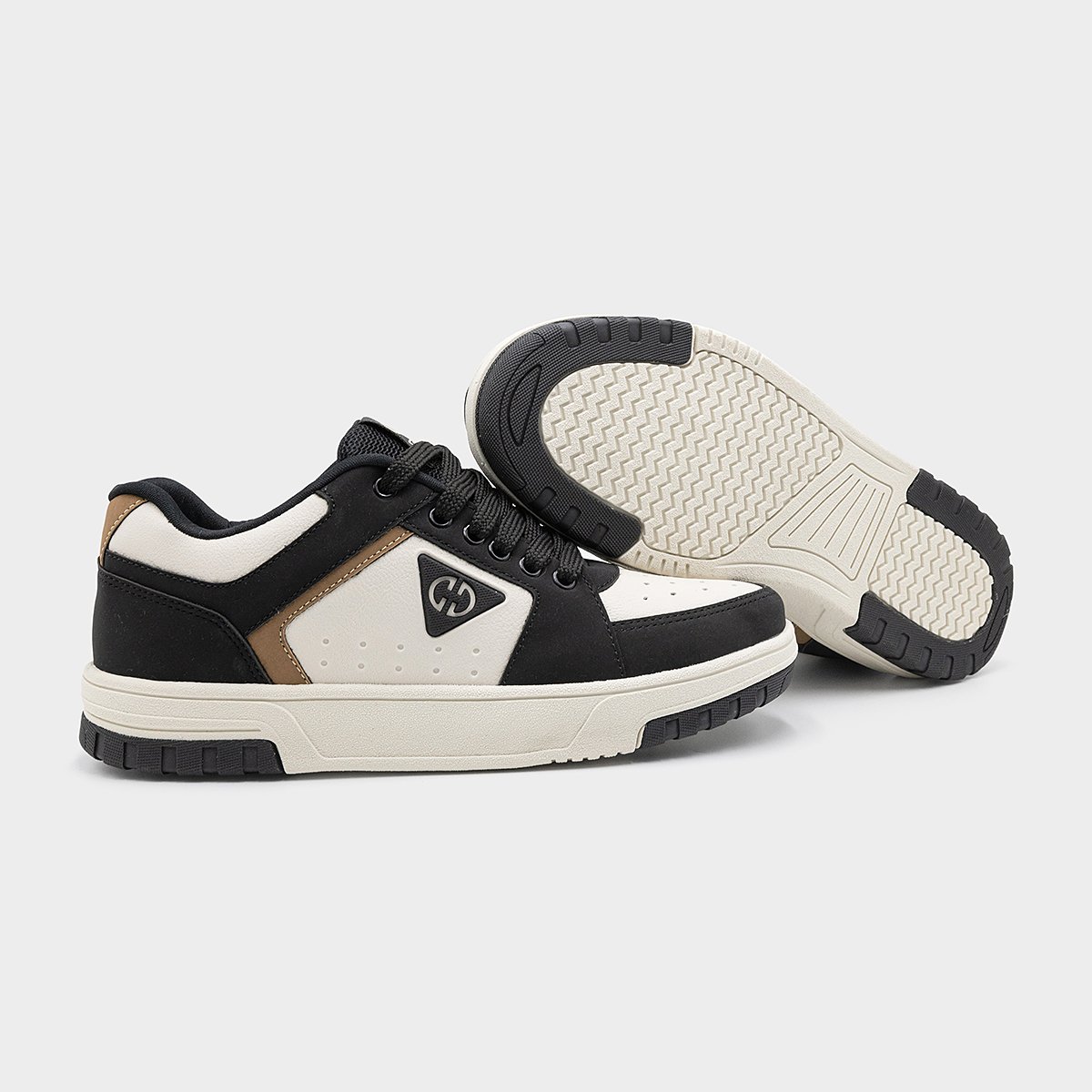 Tênis Ollie Volt2 Infantil Bege/Preto 3