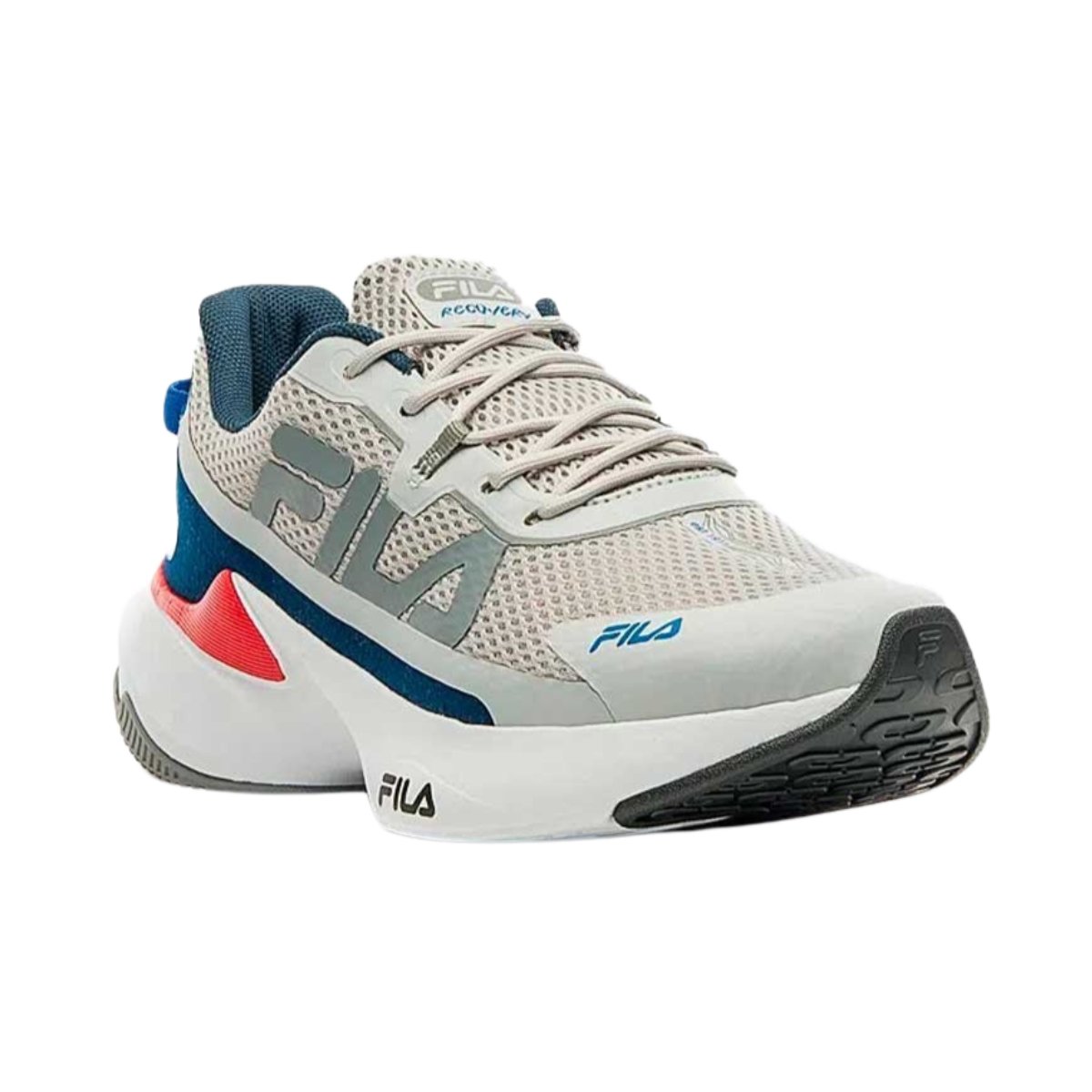 Tenis Fila Recovery Masculino Cinza 2