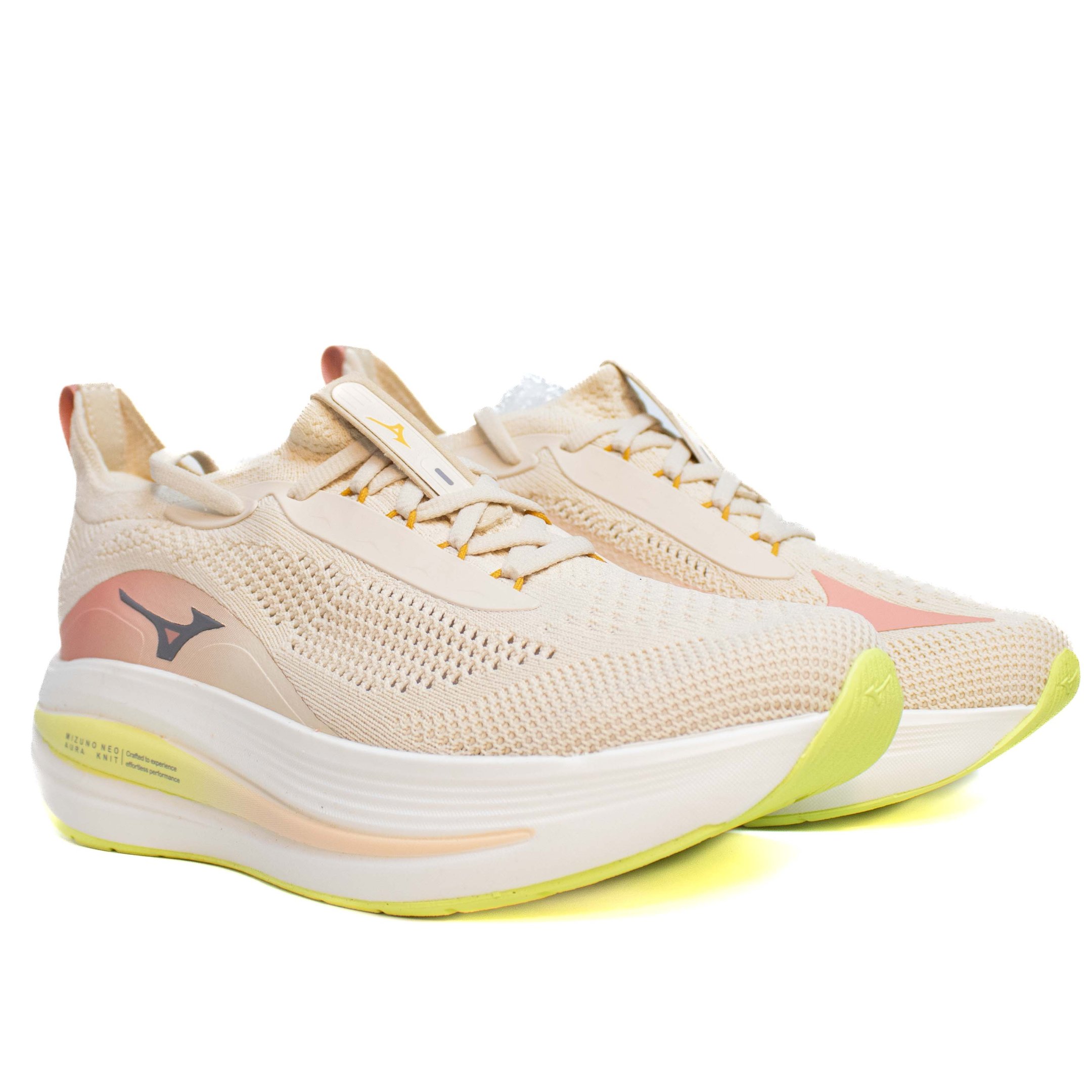 Tênis Mizuno Neo Aura Knit Feminino Bege 2