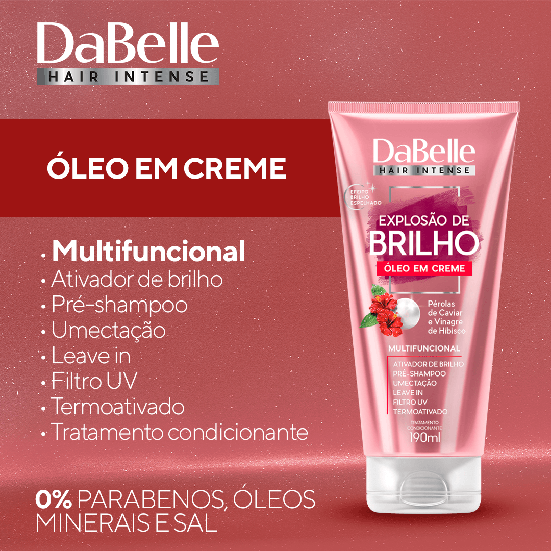 DaBelle Óleo em Creme - Explosão de Brilho 190ml 8