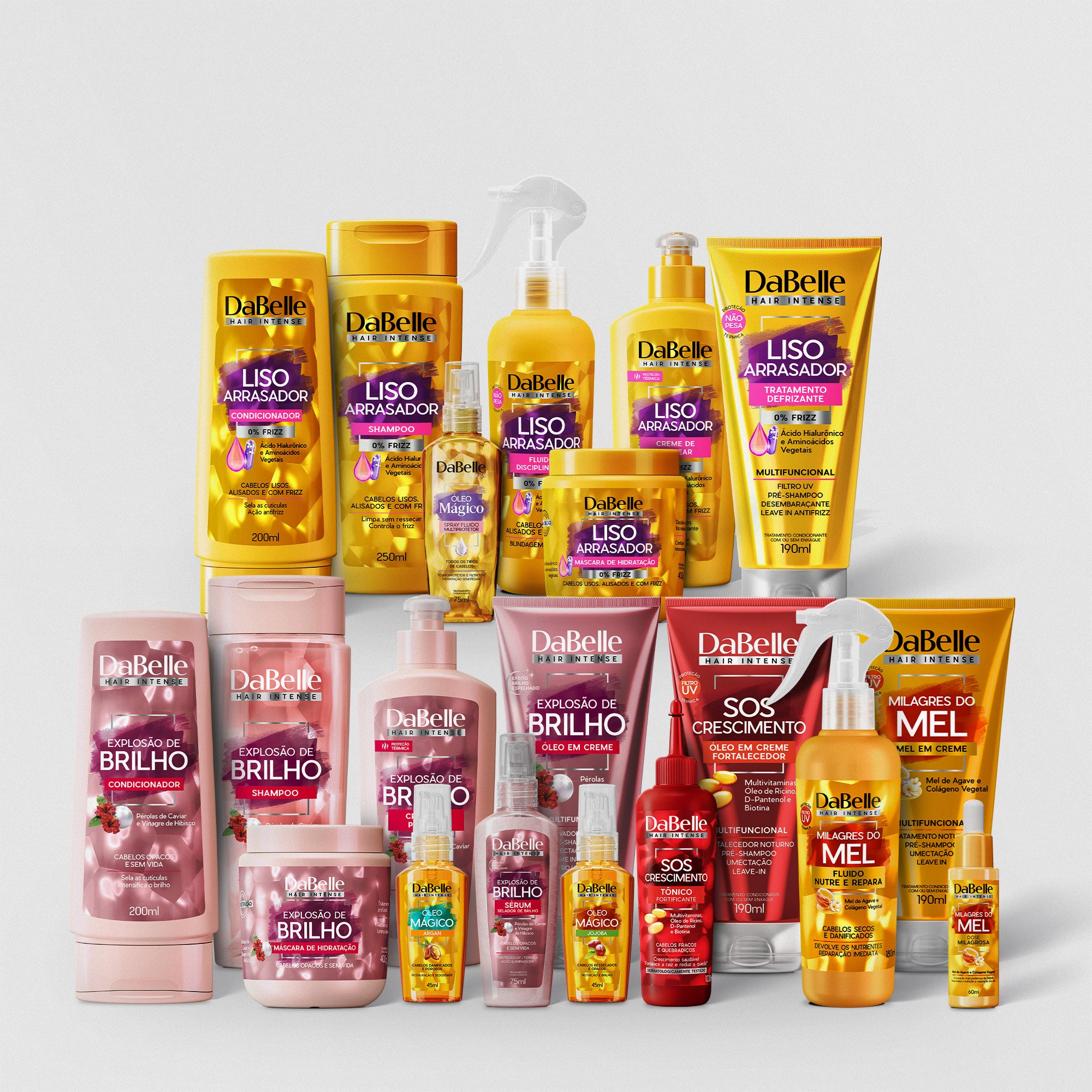 DaBelle Liso Espelhado 20 Produtos - Super Kit