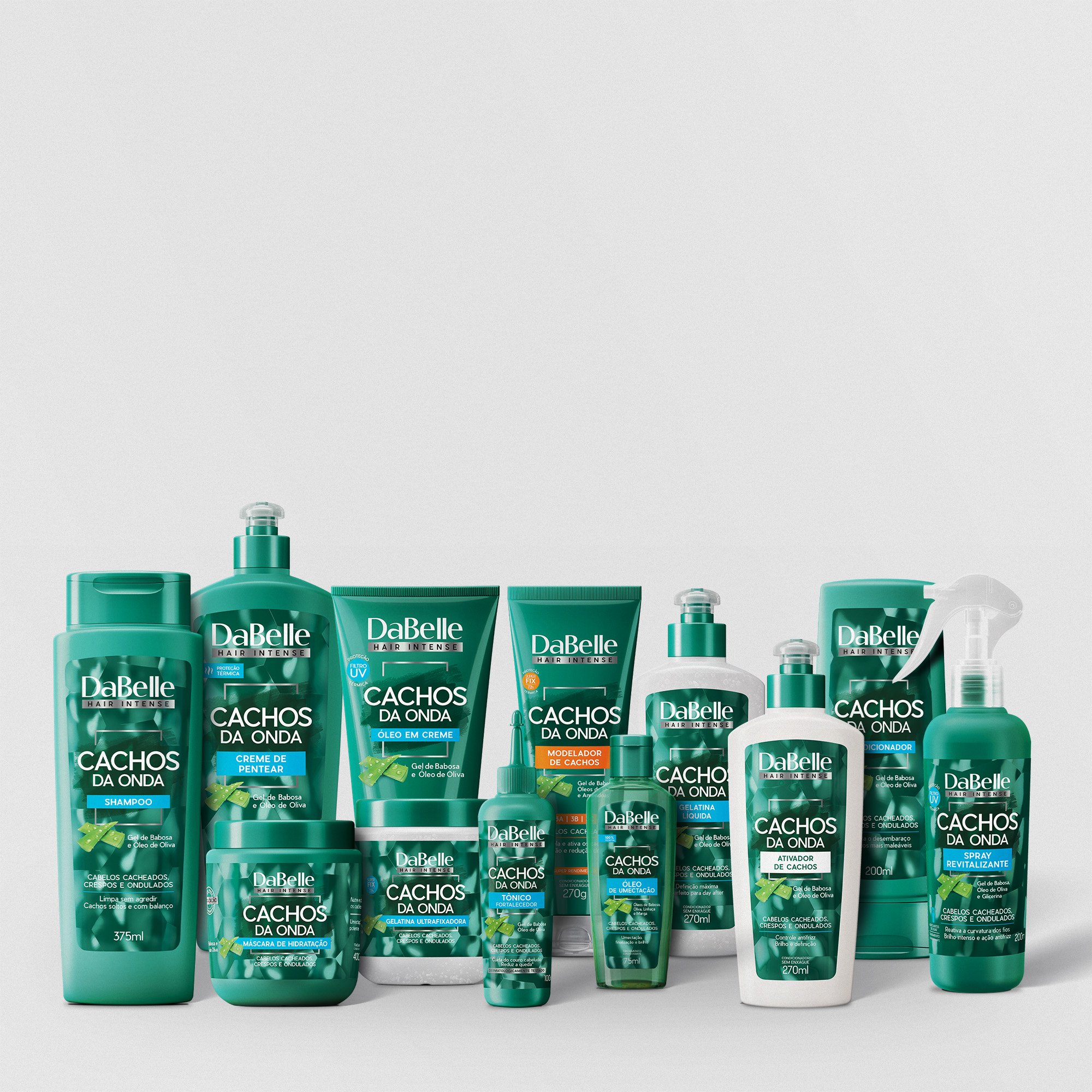 DaBelle Kit Completo Cachos 12 Produtos - Cachos da Onda