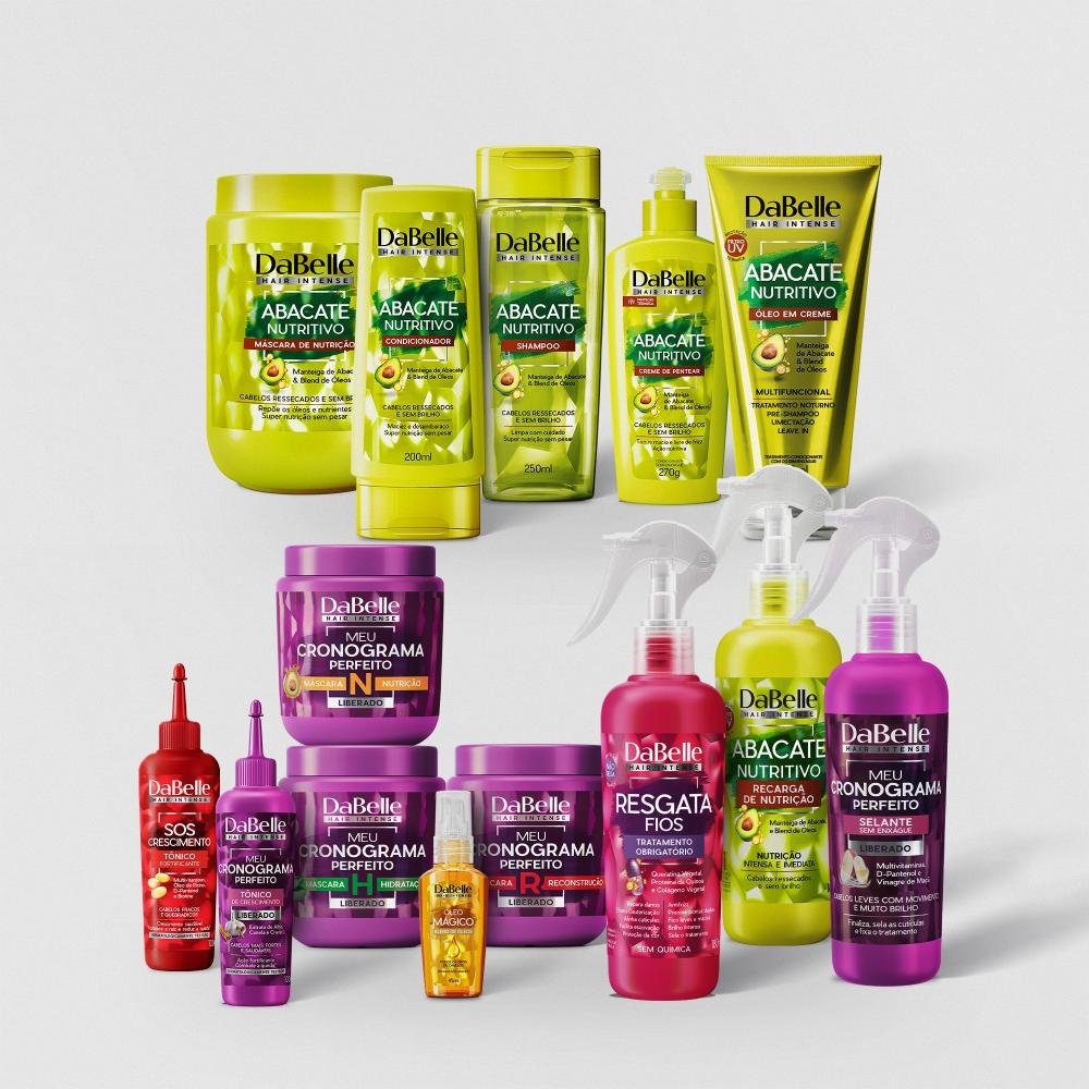 DaBelle Super Kit 14 Produtos - Abacate Nutritivo