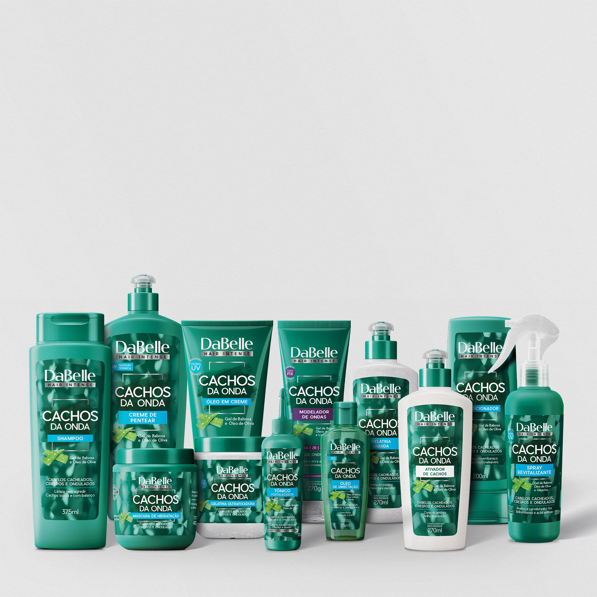 DaBelle Kit Completo Ondas 12 Produtos - Cachos da Onda