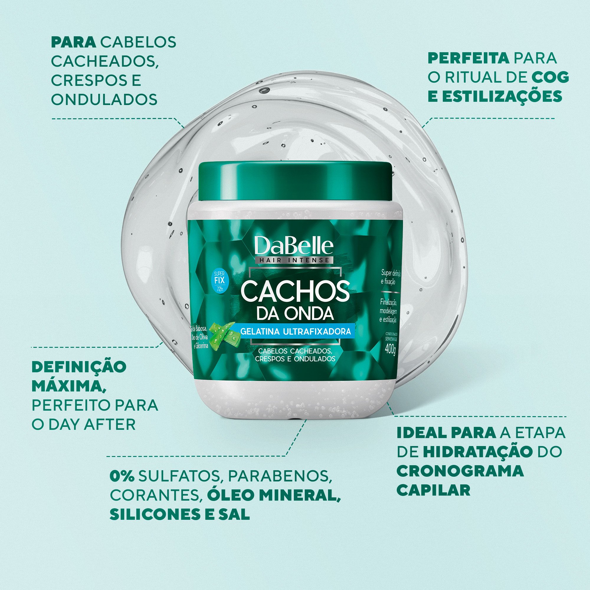 DaBelle Kit Completo Ondas 12 Produtos - Cachos da Onda ÚNICO 2