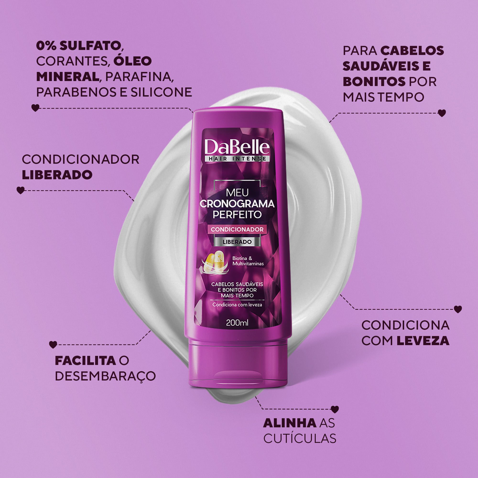 DaBelle Condicionador 200ml - Meu Cronograma Perfeito