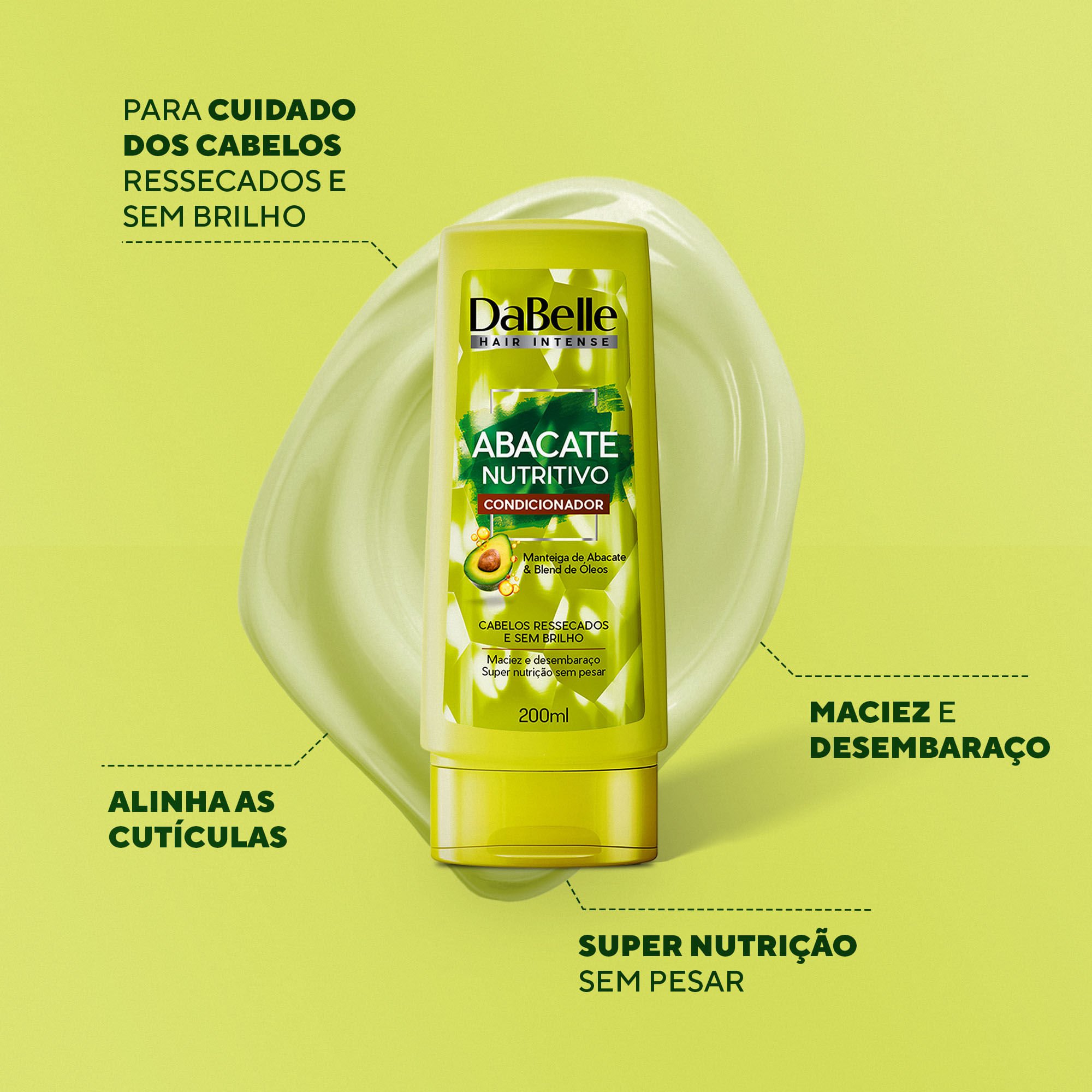 DaBelle Condicionador 200ml - Abacate Nutritivo 200ml 2