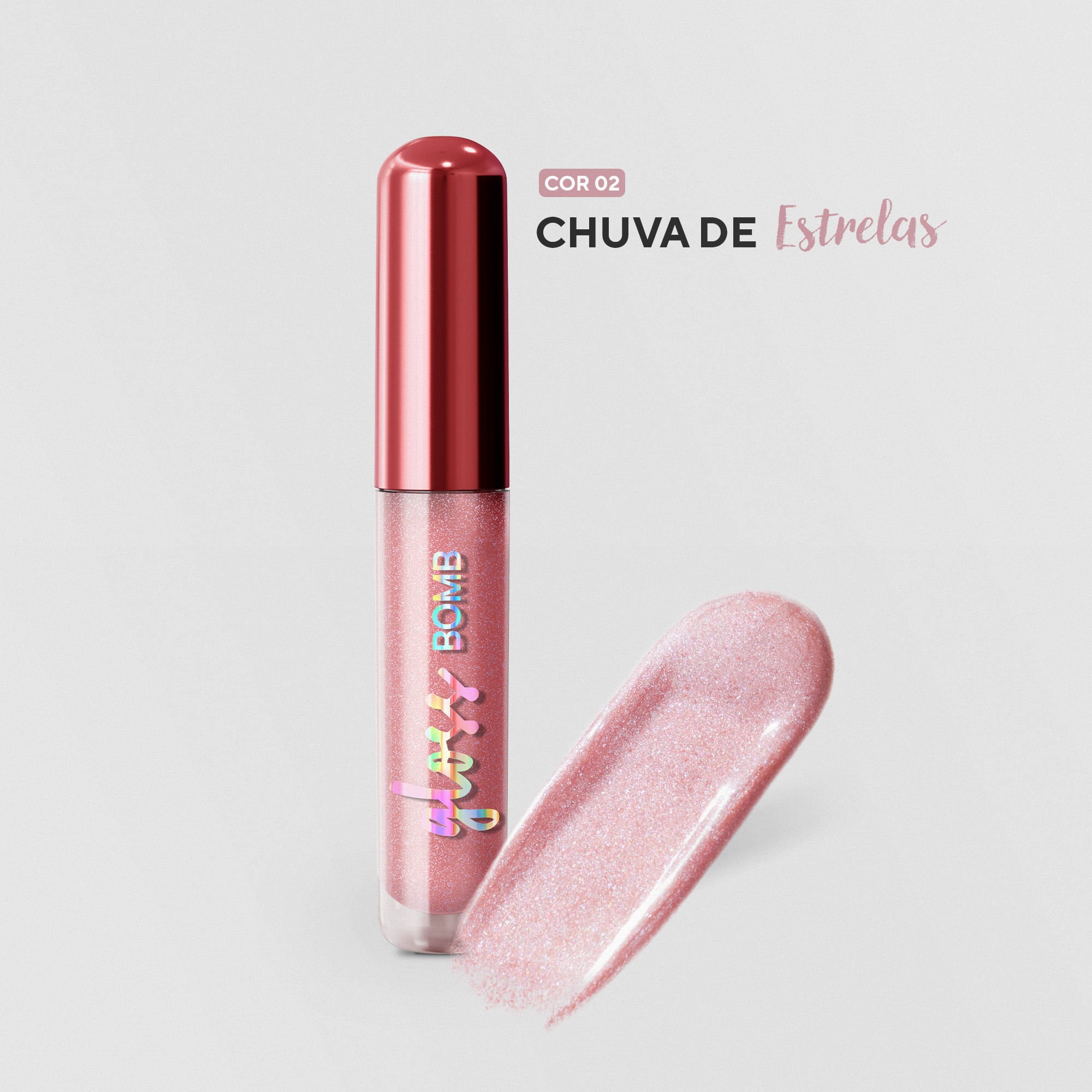 Gloss Bomb DaBelle Beauty - Chuva de Estrelas Chuva de Estrelas 1