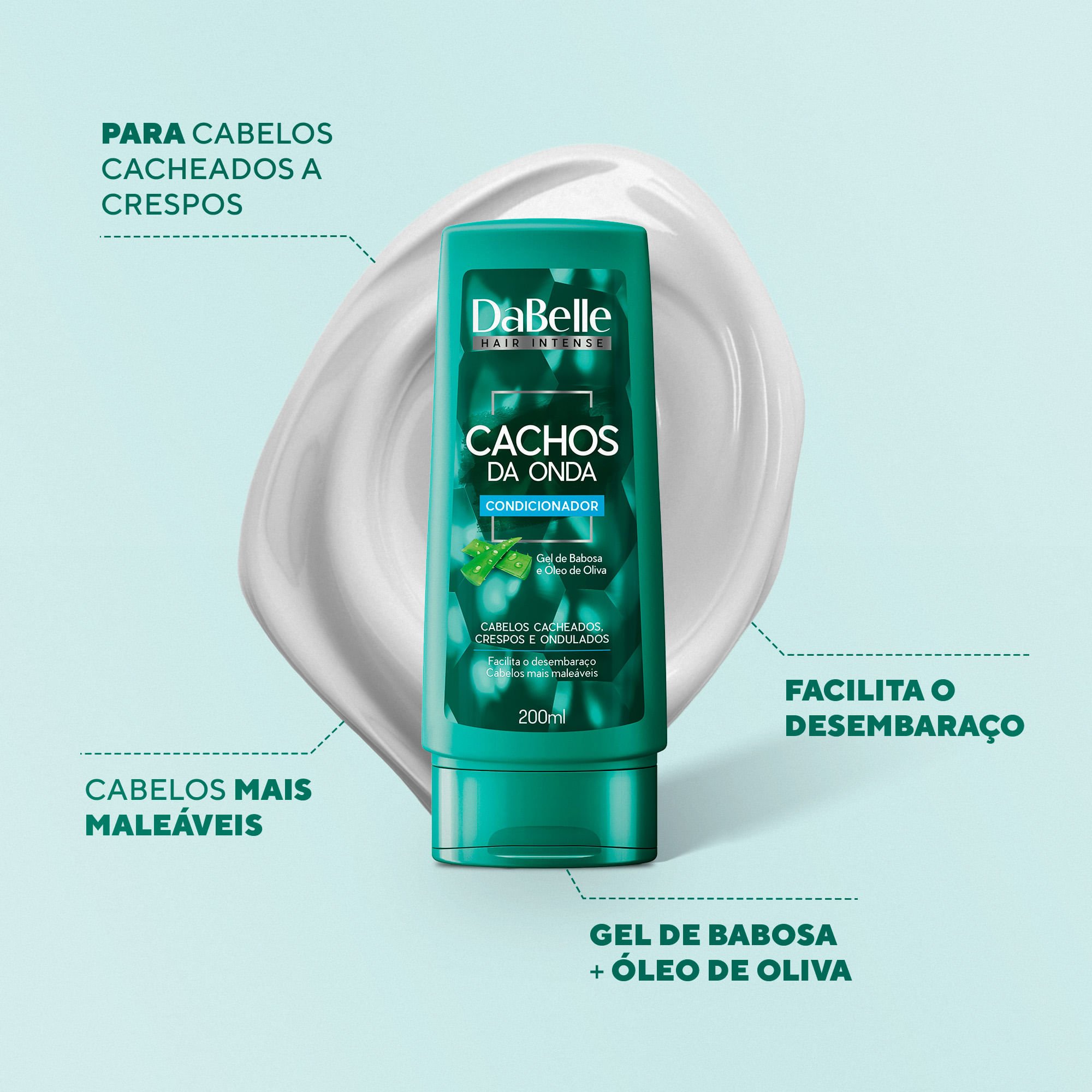 DaBelle Condicionador 200ml - Cachos da Onda 200ml 2