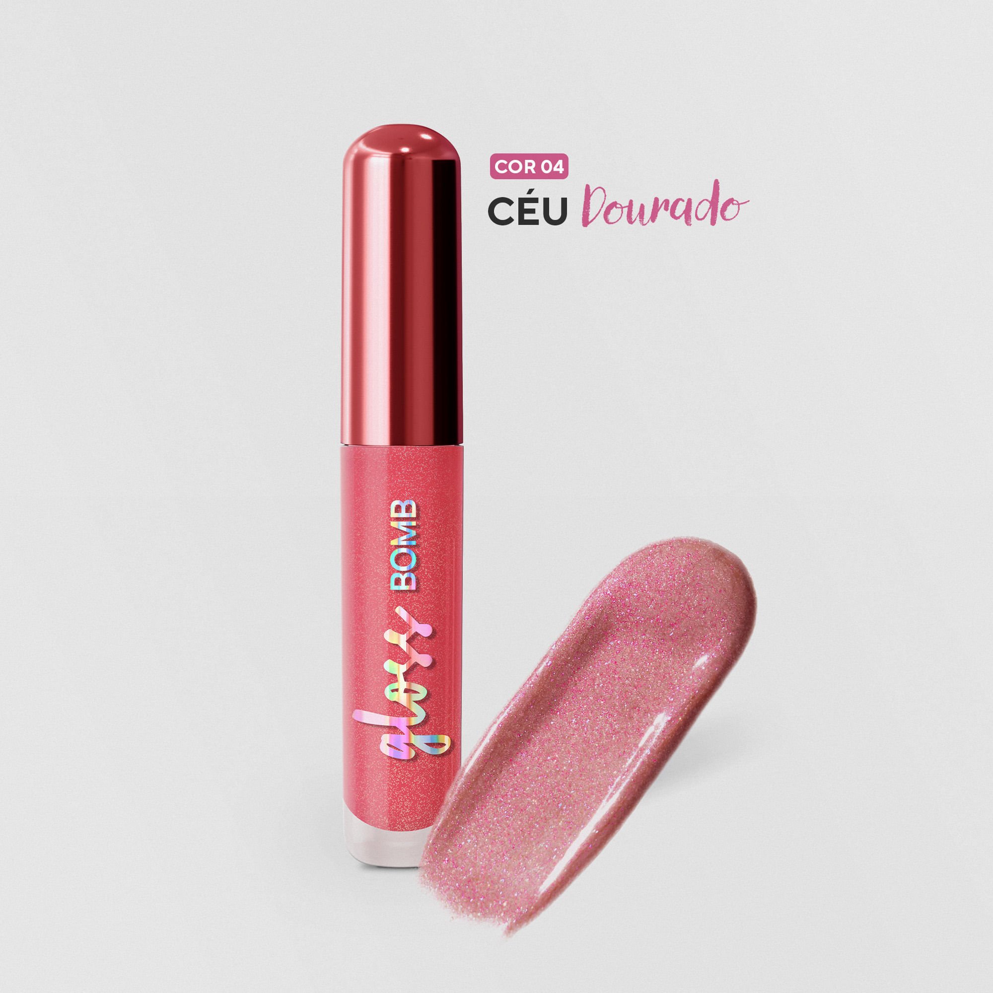 Gloss Bomb DaBelle Beauty - Céu Rosado